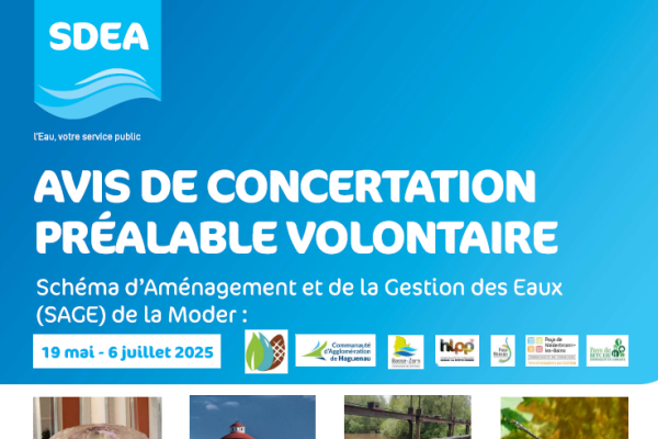 Bassin versant de la Moder : Prenez la parole sur les enjeux à venir autour de l’eau !