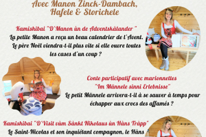 Histoires de Noël en alsacien avec Hafele et Storichele de Manon Zinck-Dambach