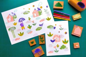 Atelier ENFANT : Lecture musicale, tampon et peinture de Petit Bonhomme avec Léonie Koelsch (de 3 à 6 ans)